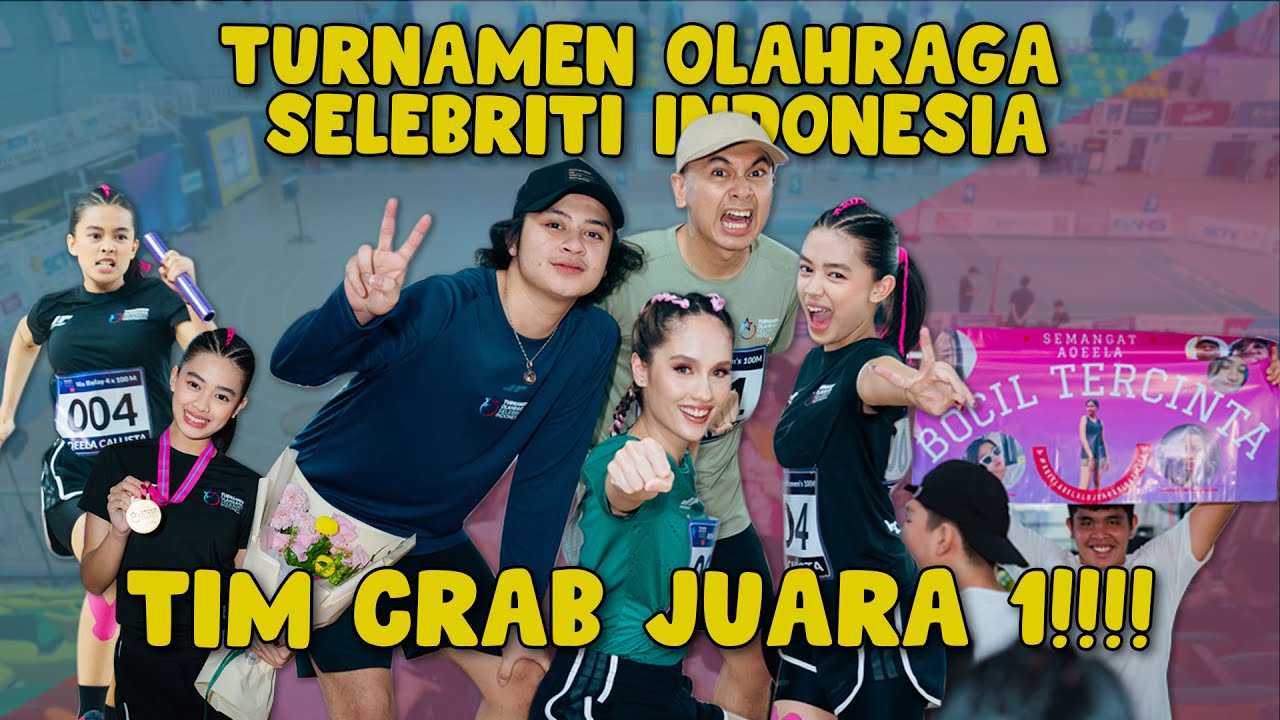 KITA MENANG!!! CINTA, RADITYA, AQEELA, BASTIAN #TimCRAB - KETEMU CIPUNG DI TOSI SCTV
