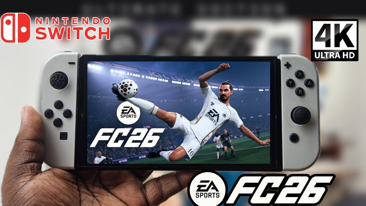 EA sports FC 26 on Nintendo Switch Oled Gameplay