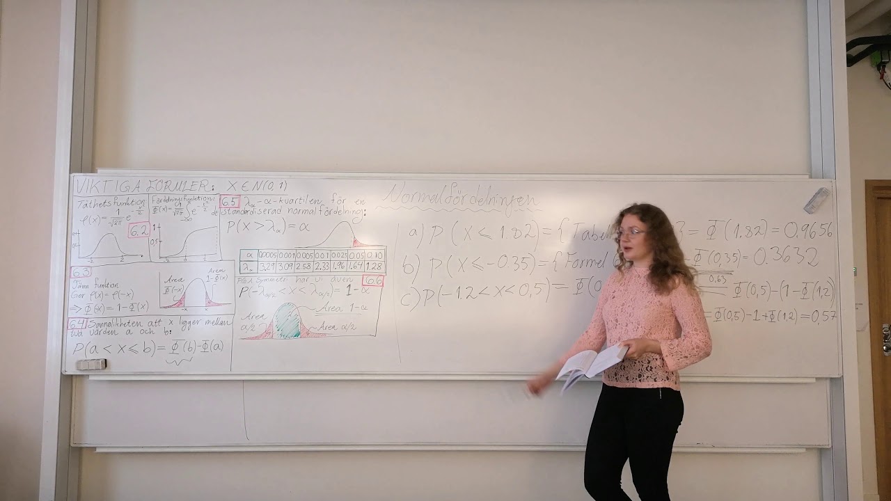 Övning 8 - Normalfördelningen