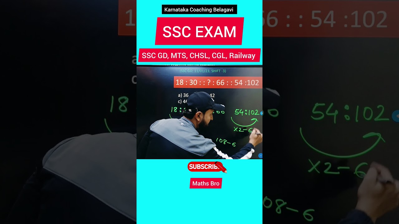 SSC Reasoning question on number Analogy l #ssc #sscreasoning #sscgd