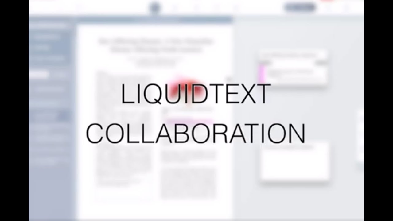 LiquidText Real Time Collaboration Detailed Walkthrough