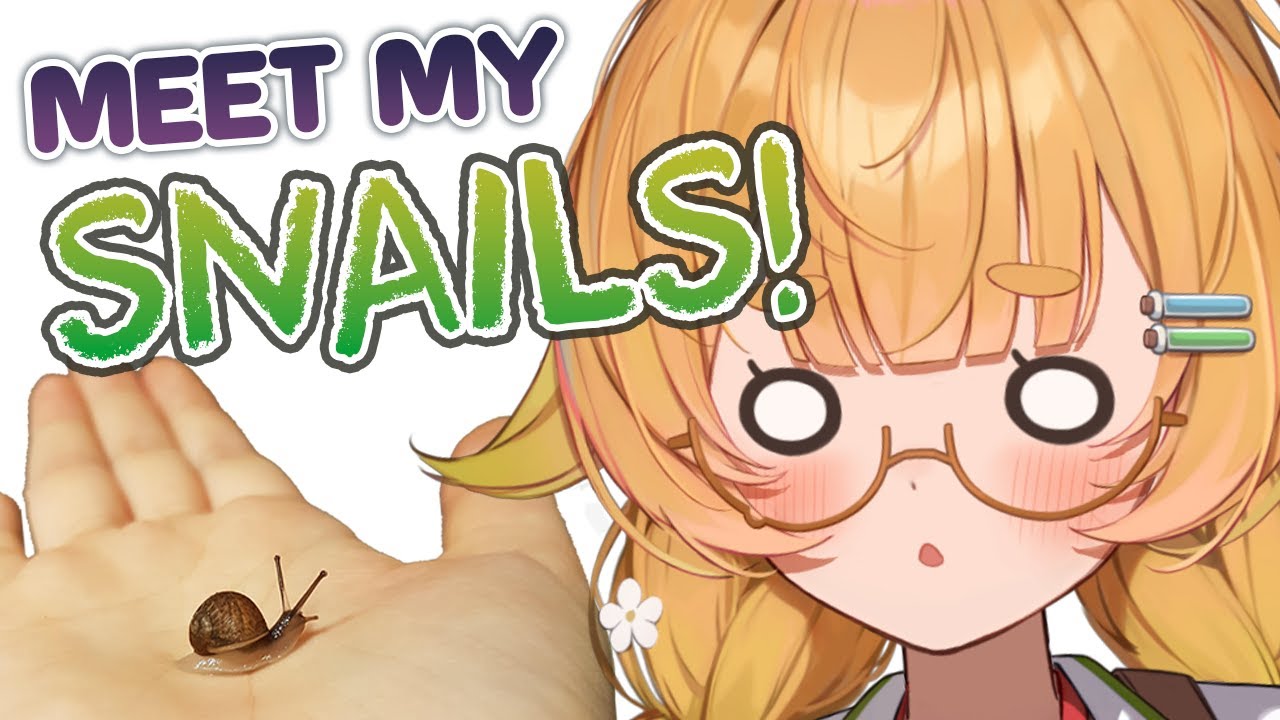 snail vtuber shows world's tiniest snail