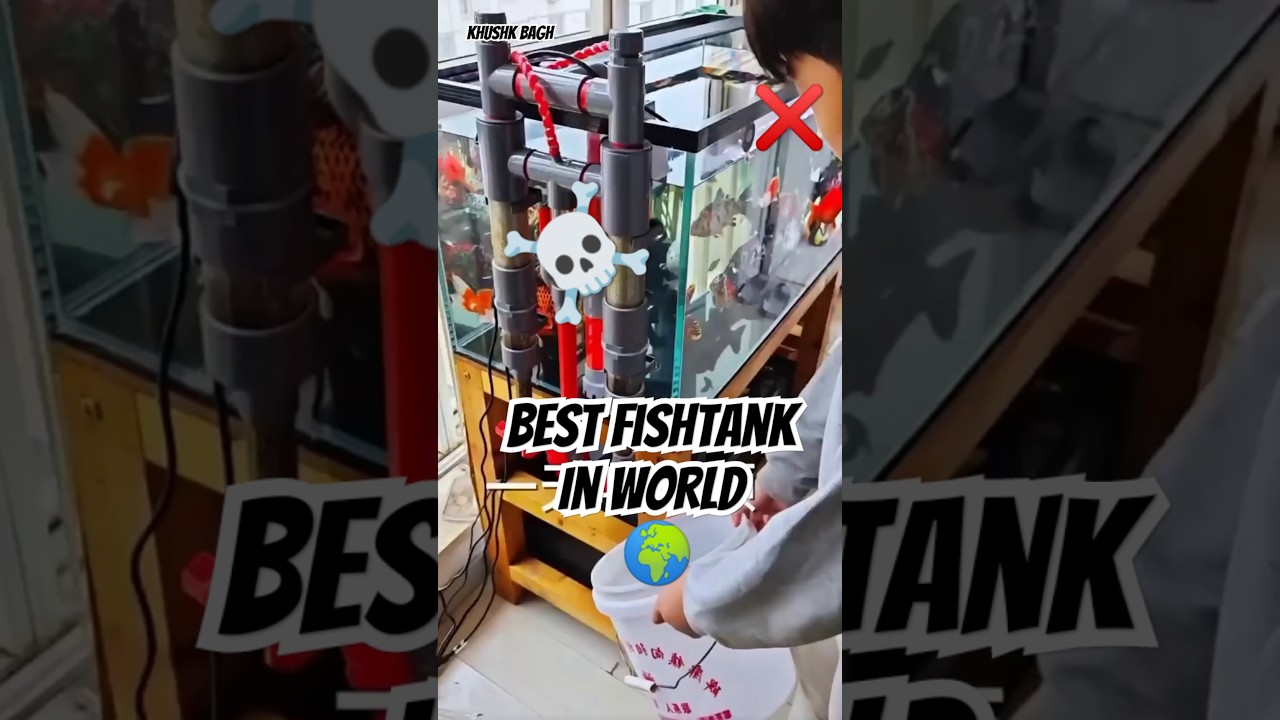 Automatic Fishtank Filter........#fish#fishtank#guppy#mollyfish#petsvlog#minizoo#bettafish#aquarium