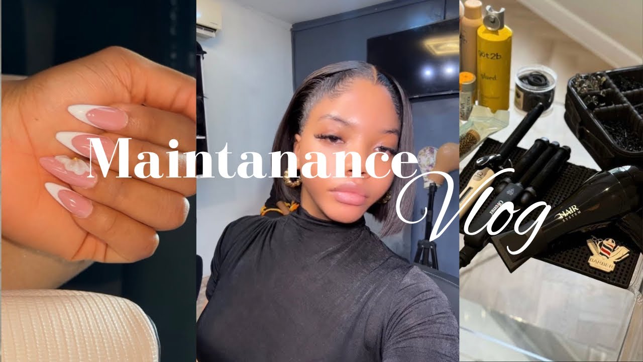 MAINTENANCE VLOG | hair, nails, lashes + self care 