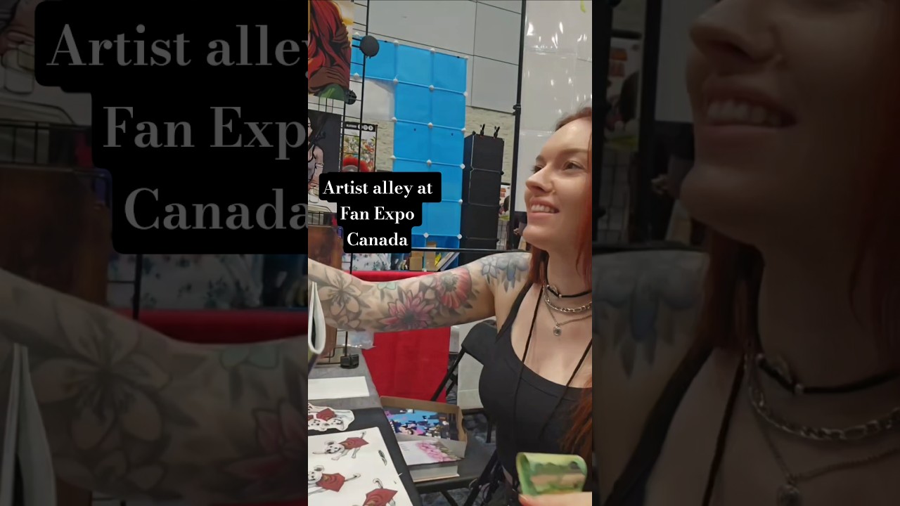 Some content from the Saturday in artist alley at Fan Expo Canada 2025 