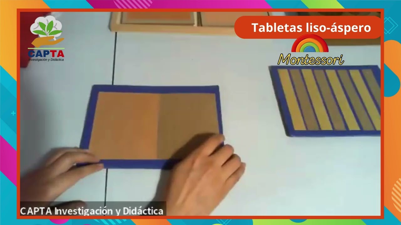 TABLETAS LISO ÁSPERO MONTESSORI