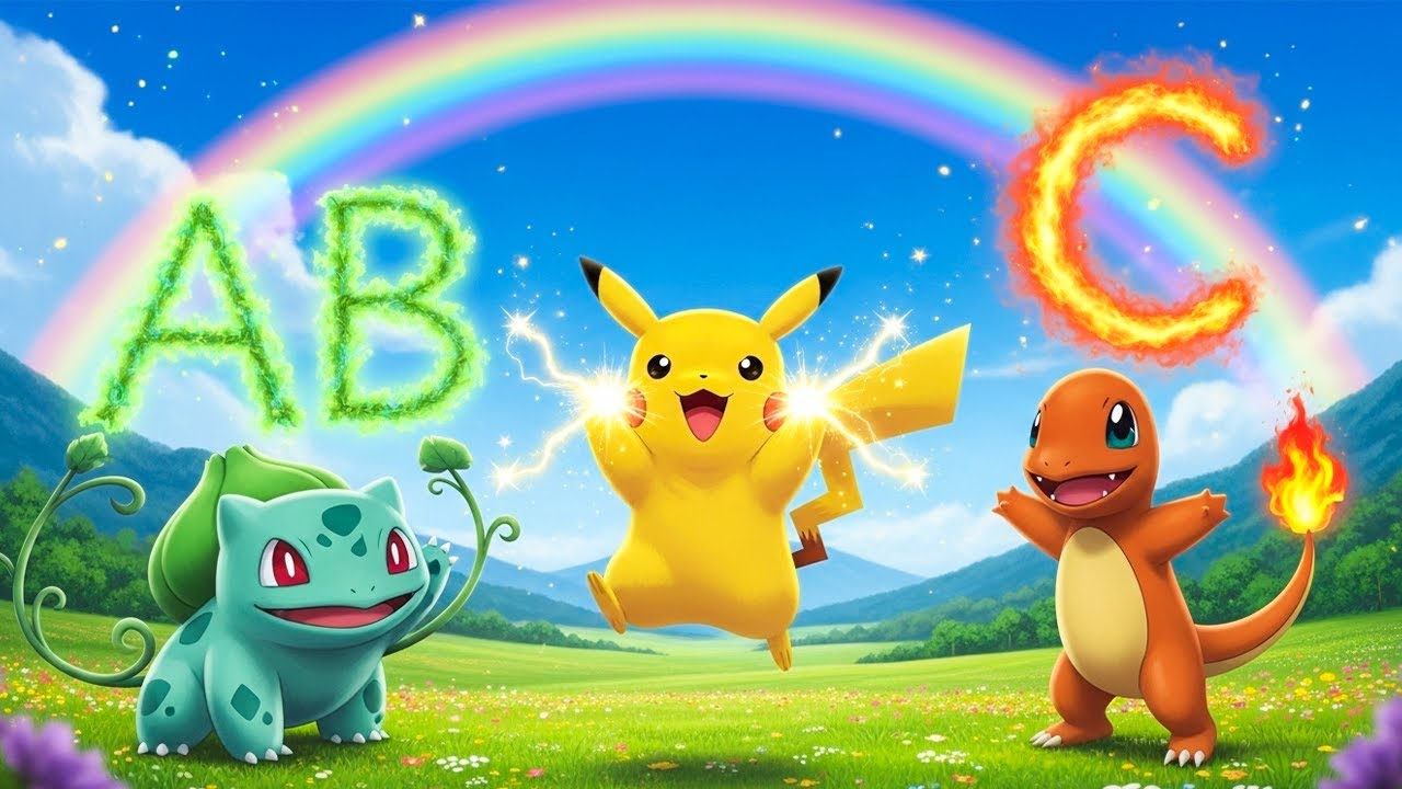 Learn ABC with Pok&eacute;mon | Fun Alphabet Song for Kids | A to Z Learning Video