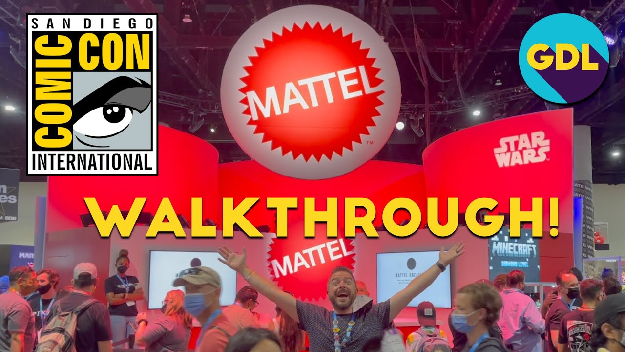 Mattel’s SDCC 2022 Booth Walkthrough!