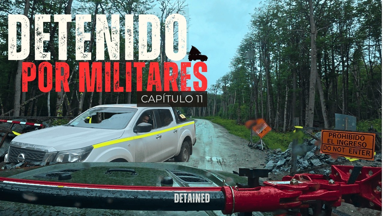 Me PARARON los MILITARES en el Fin del MUNDO ⚠️ De Chile a Alaska en mi Jeep [E11T01]
