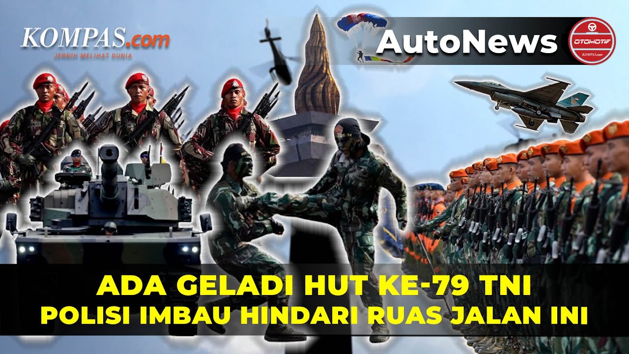 Geladi HUT Ke-79 TNI, Polisi Imbau Hindari Ruas Sekitar Monas Hari Ini