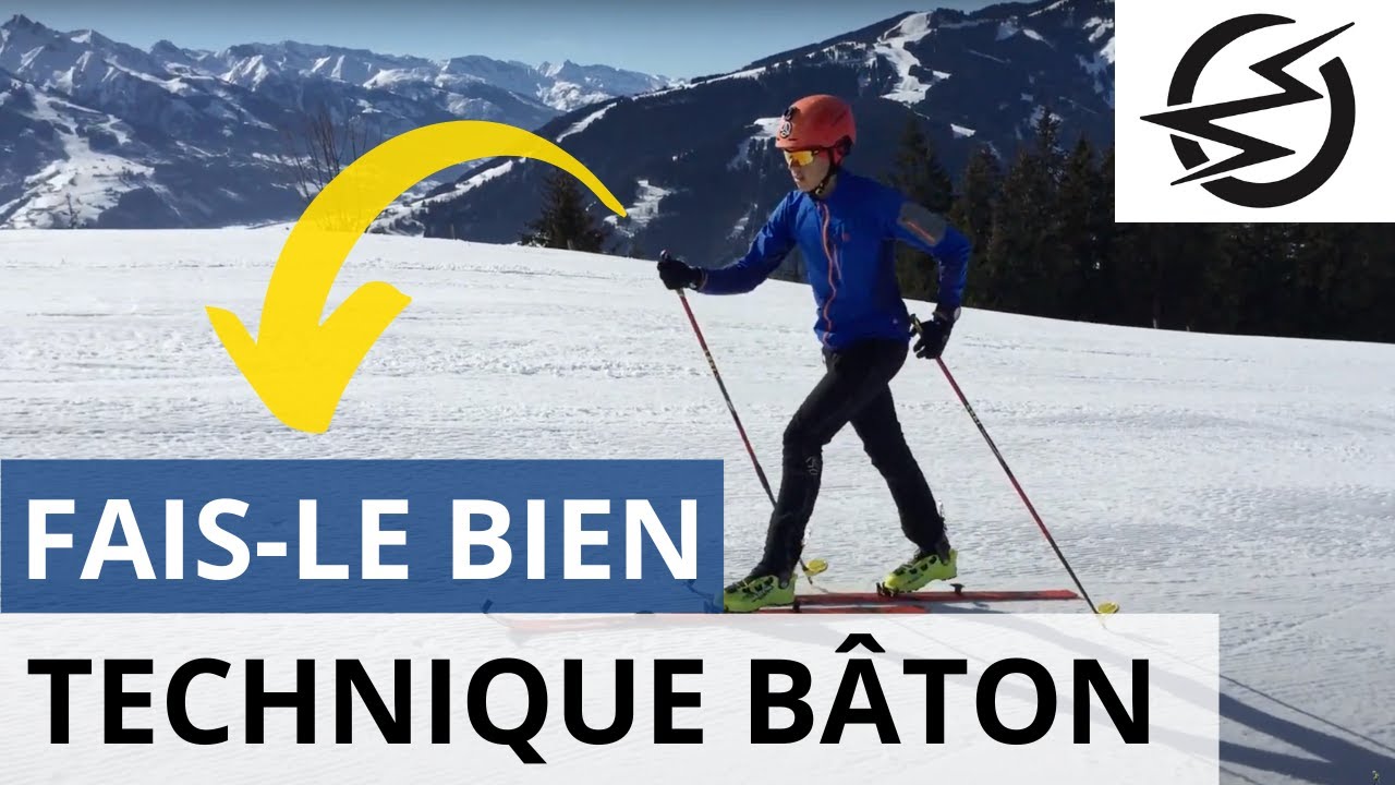 ✅ Comment bien UTILISER ses BÂTONS en Ski Alpinisme | SKI RANDO TECHNIQUE