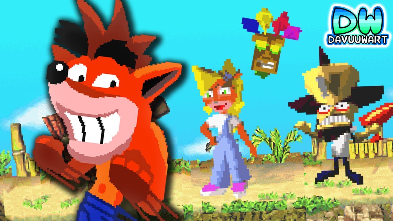 Crash Bandicoot XS SURREALISTA! 🦘🍎📦 | animación/parodia de DavuuWart