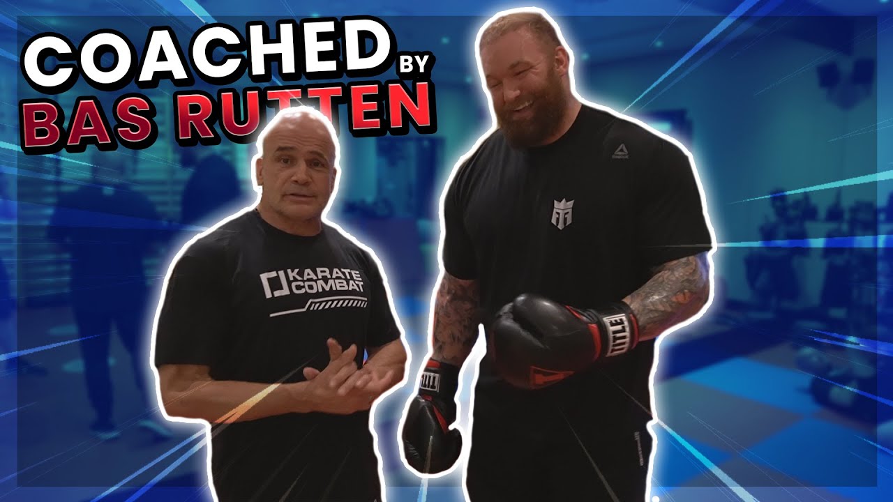 Training with MMA LEGEND Bas Rutten at Karate Combat event!