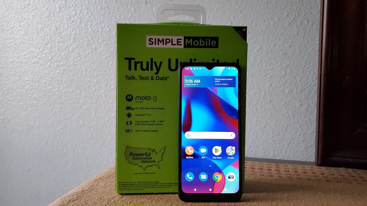 $25 Moto G Pure Unboxing! (Simple Mobile) (Walmart Bargains ep. 5)