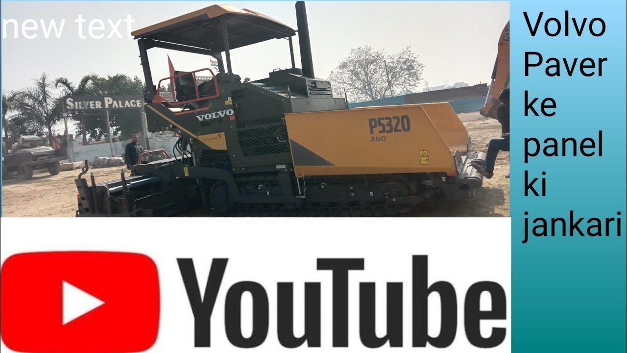 Volvo Paver P5320 D ke panel ki jankari