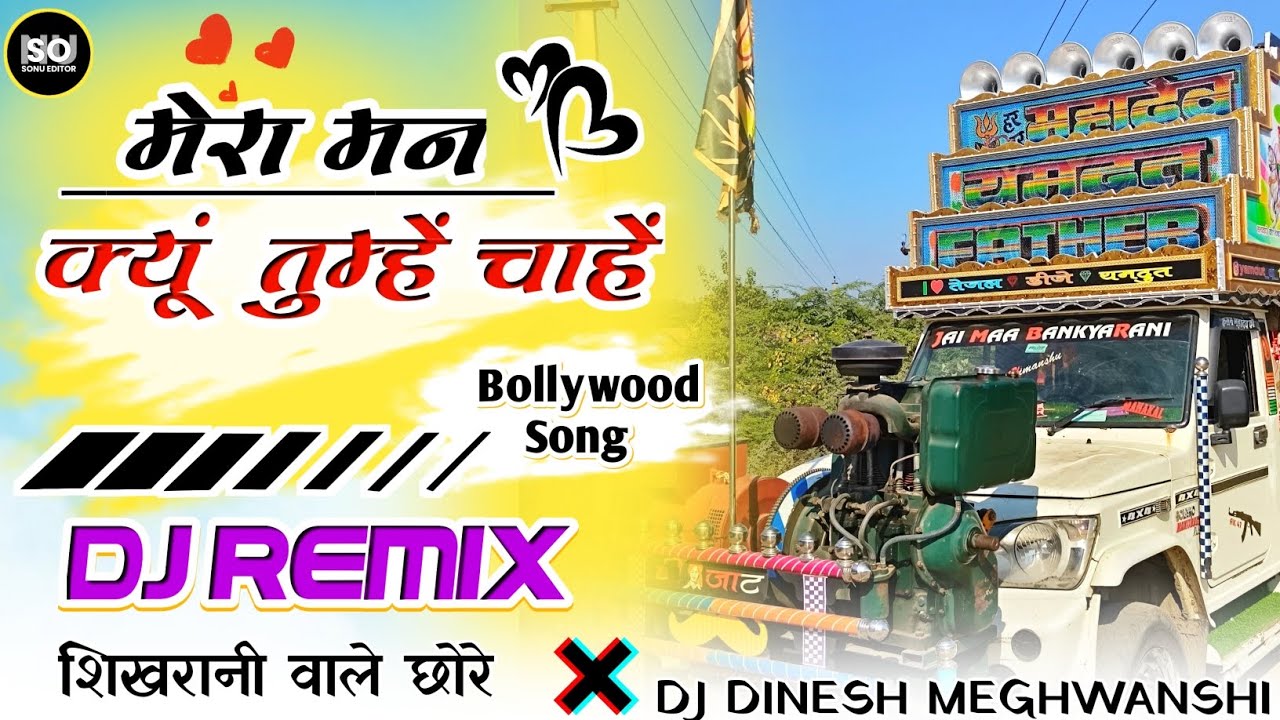 मेरा मन क्यों तुम्हें चाहे ❤️ | Romantic DJ Remix | New Bollywood Style Song