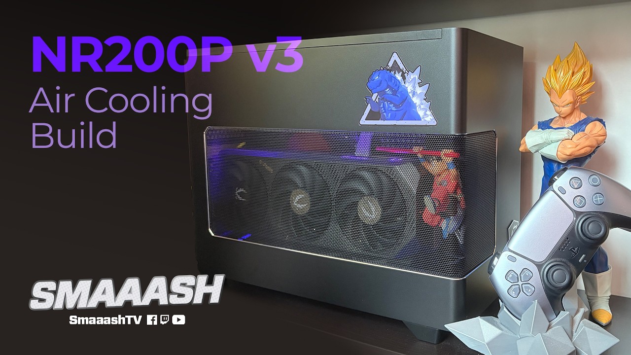 NR200P v3 Air Cooling Build: Mini-ITX that can hold big GPUs, PCIe 5.0, great airflow for #pcgaming