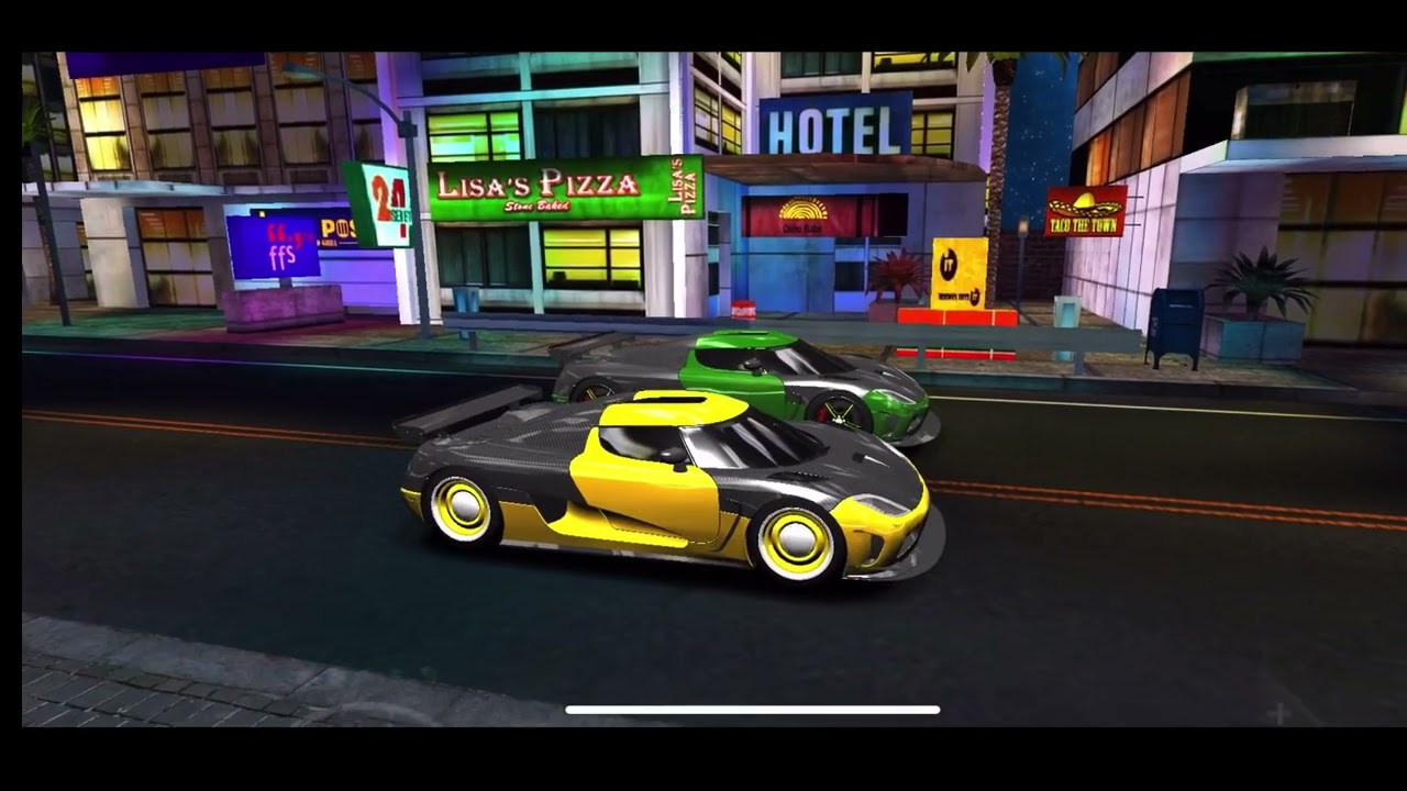 Rush racing 2 Max lobby pink