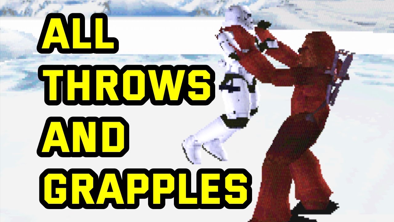 Star Wars: Masters of Teräs Käsi (PS1) | All Throw And Grab Moves
