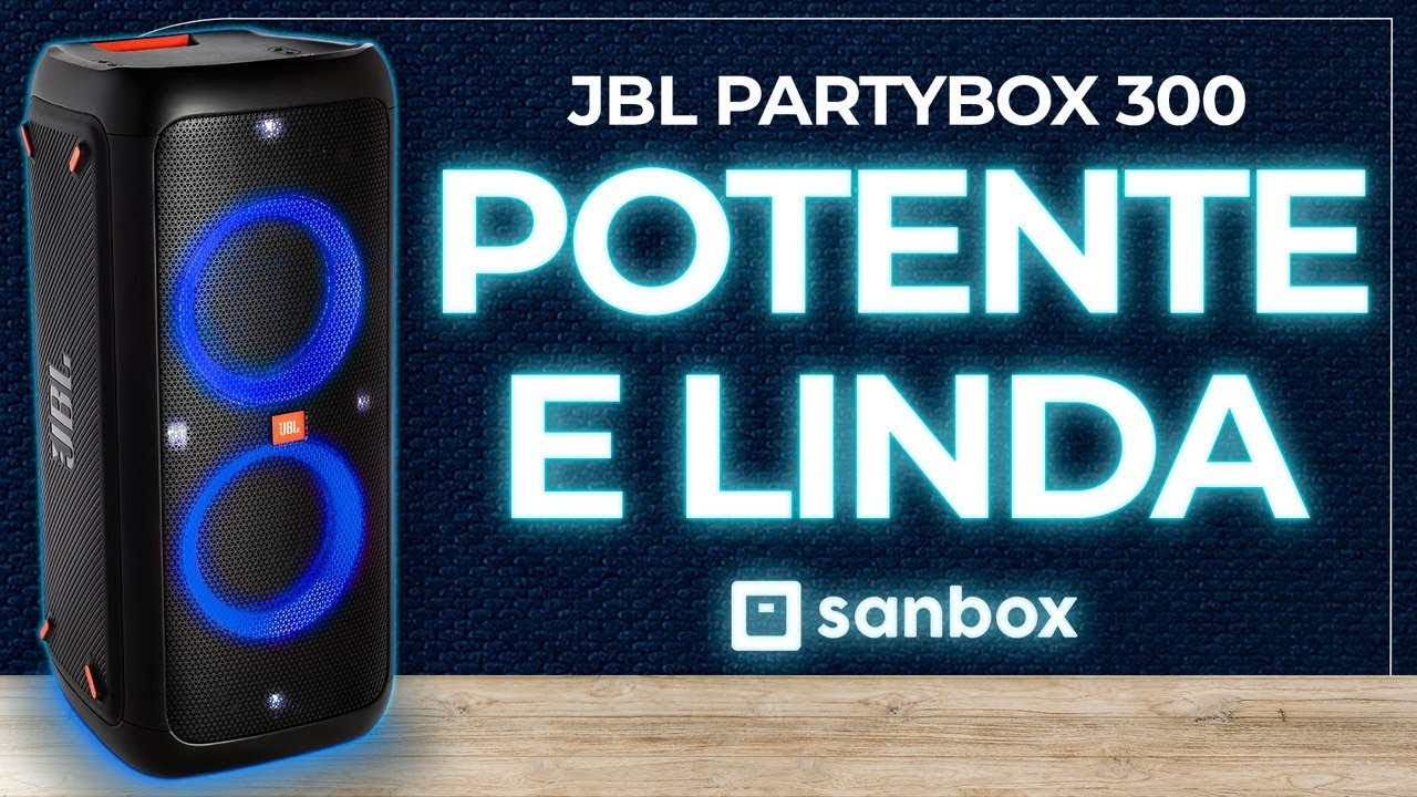 PARTY BOX 300 JBL! Qualidade de som e LEDs INCRÍVEIS! REVIEW COMPLETO