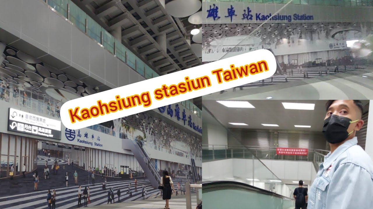 STASIUN KAOHSIUNG TAIWAN NAIK KERETA MRT(JIEIN)