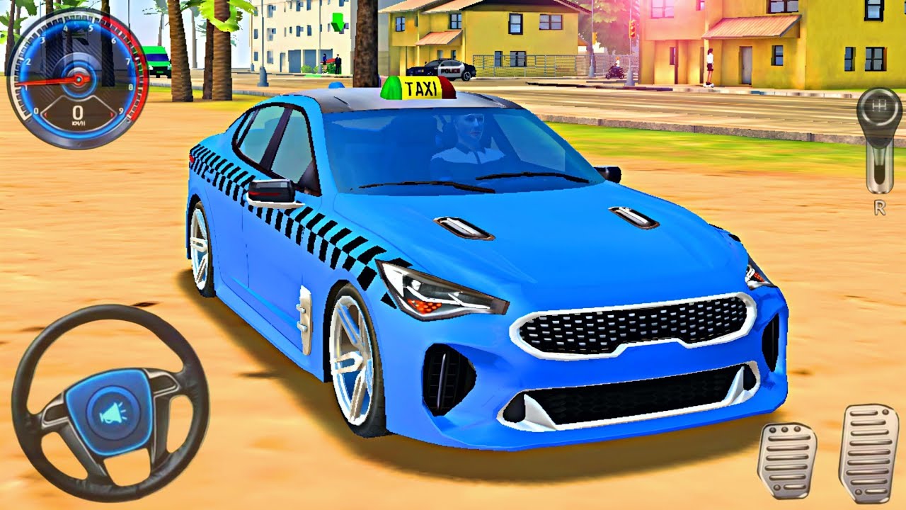 4X4 Kia Stinger Uber City Taxi Driving 3D - Taxi Sim 2022 Evolution - Android Gameplay