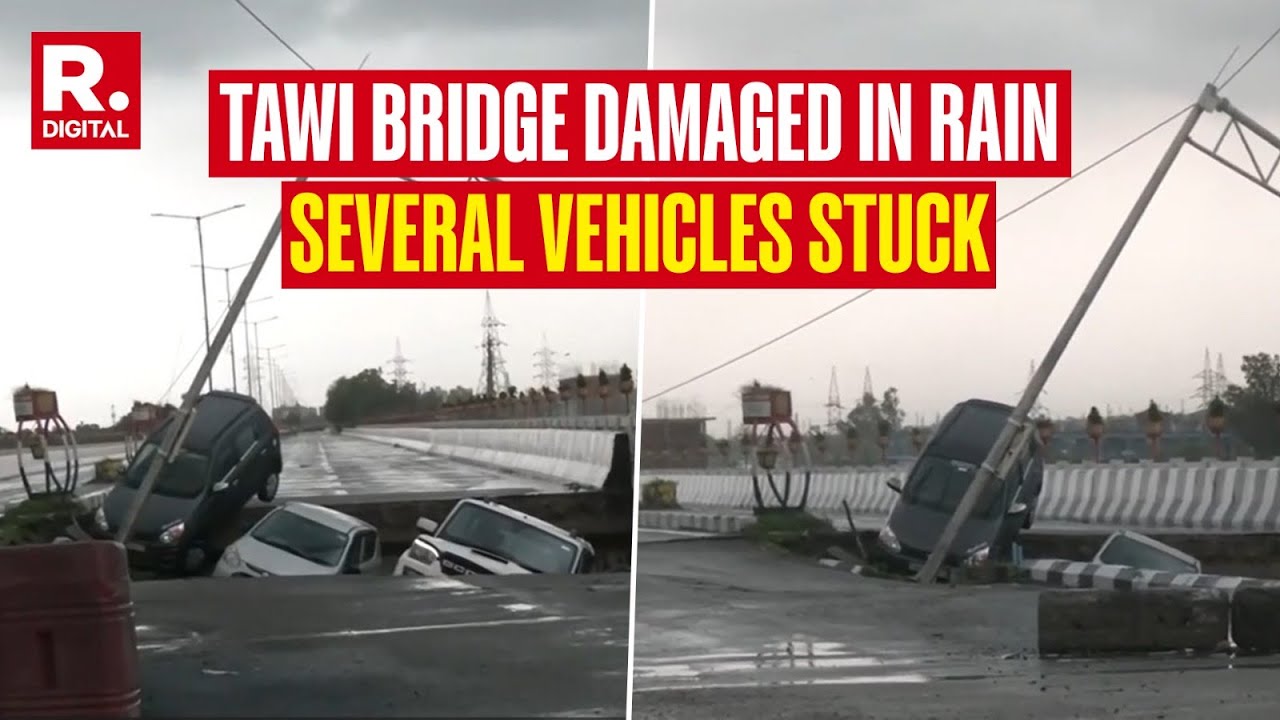 Video Shows Jammu’s Critical Tawi Bridge Damaged In Flood And Rain; Rescue Ops On