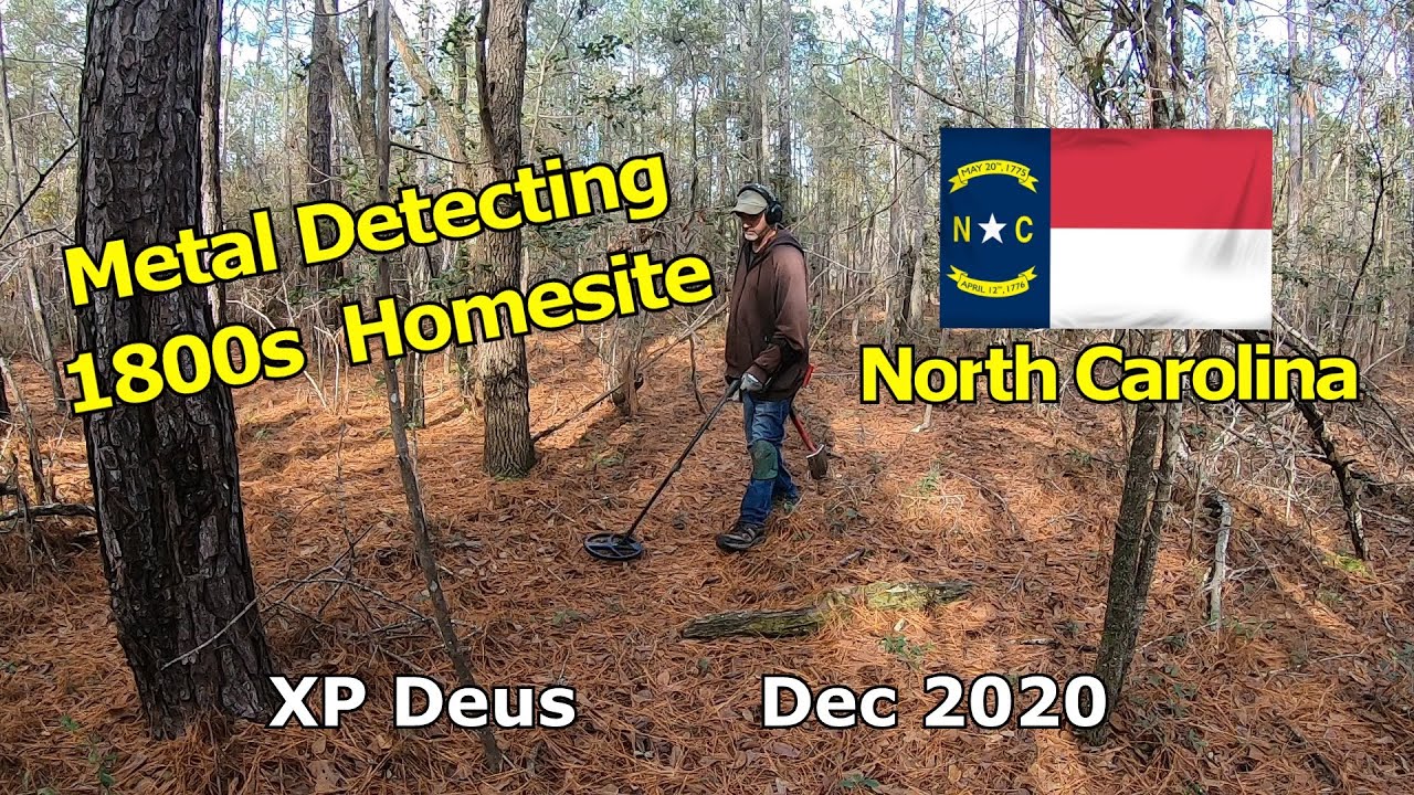 Metal Detecting 1800s Homesite, North Carolina - XP Deus