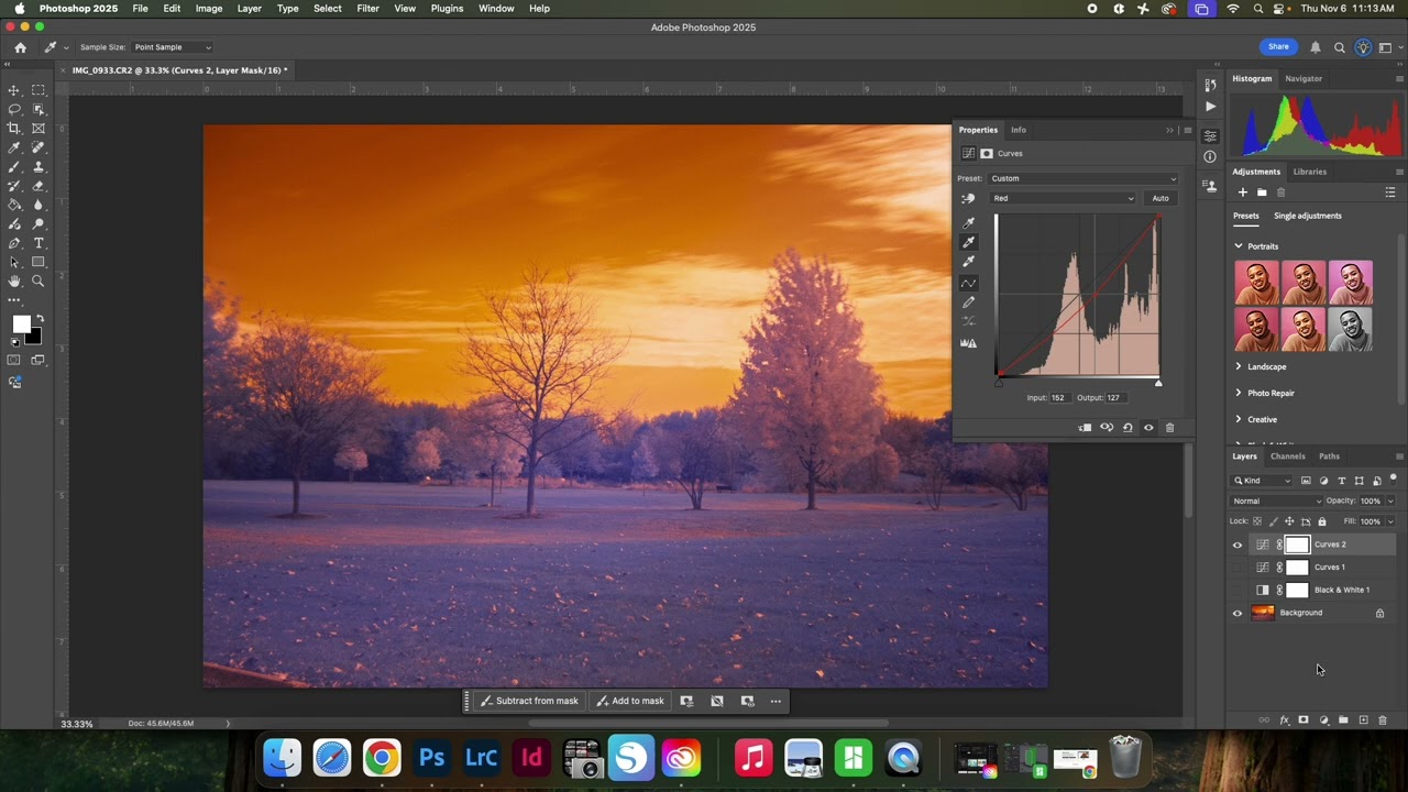infrared editing
