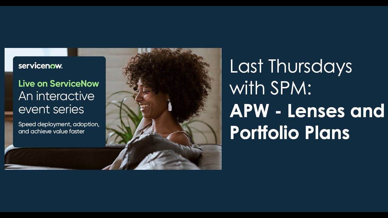 APW - Introducing Lenses and Portfolio Plans