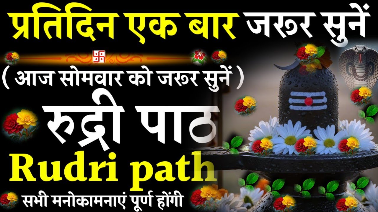 Rudri path || रुद्री पाठ|प्रतिदिन एक बार जरूर सुनें|#@pujapathmantrastotra_shakti9 #rudripath #shiv 