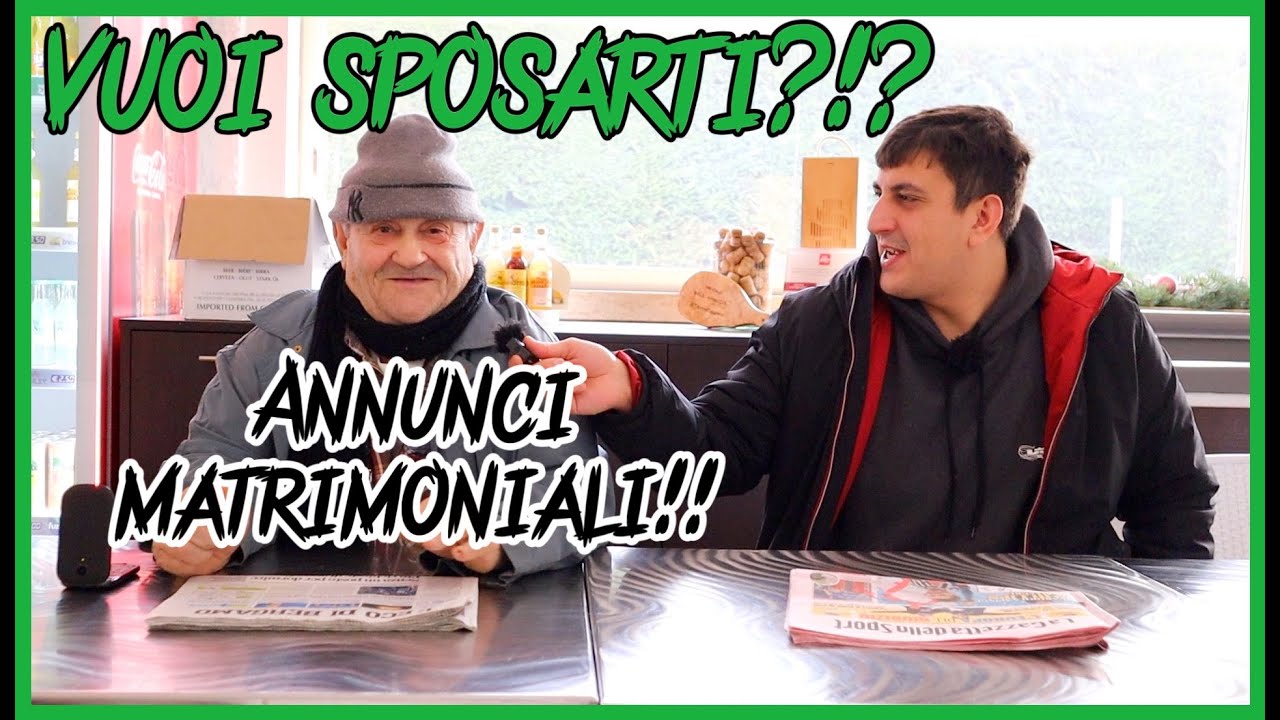 Sposarsi tramite gli annunci della GAZZETTA dello SPORT? Si può fare! La storia di Luigi, il Mamina!