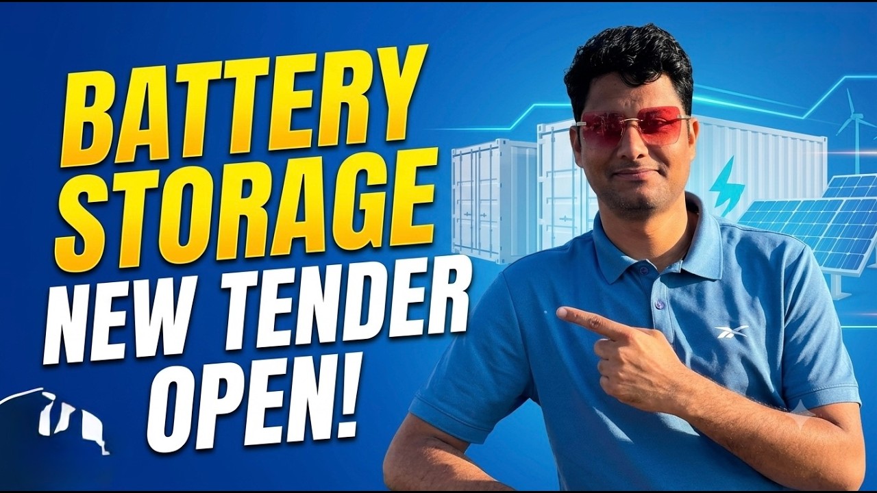 Battery Energy Storage Systems Tender || Tender Open In JDVVNL