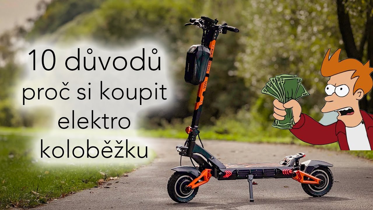 10 skvělých důvodů proč si koupit elektro koloběžku 🛴🤩