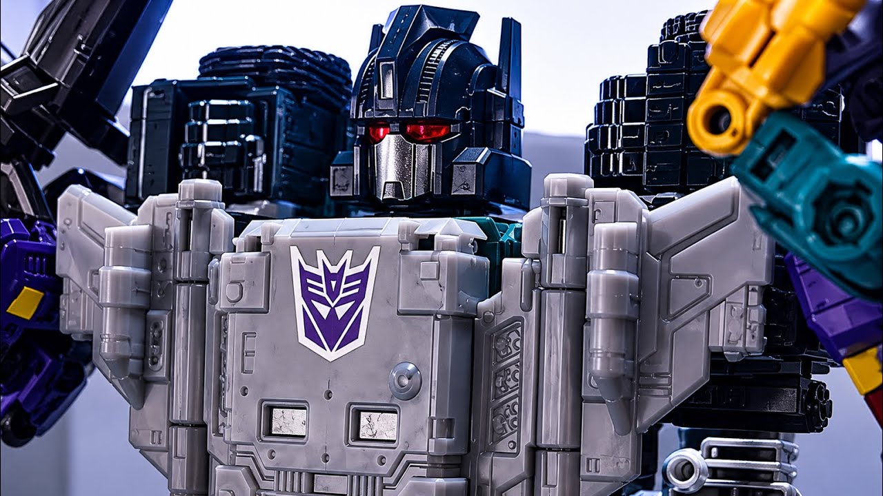 Transformers combiner wars stop motion Bruticus vs defensor