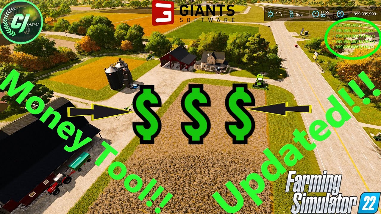 Farming Simulator 22! | Money Tool Updated! | How To Install It! | #FS22 | #CJFarms