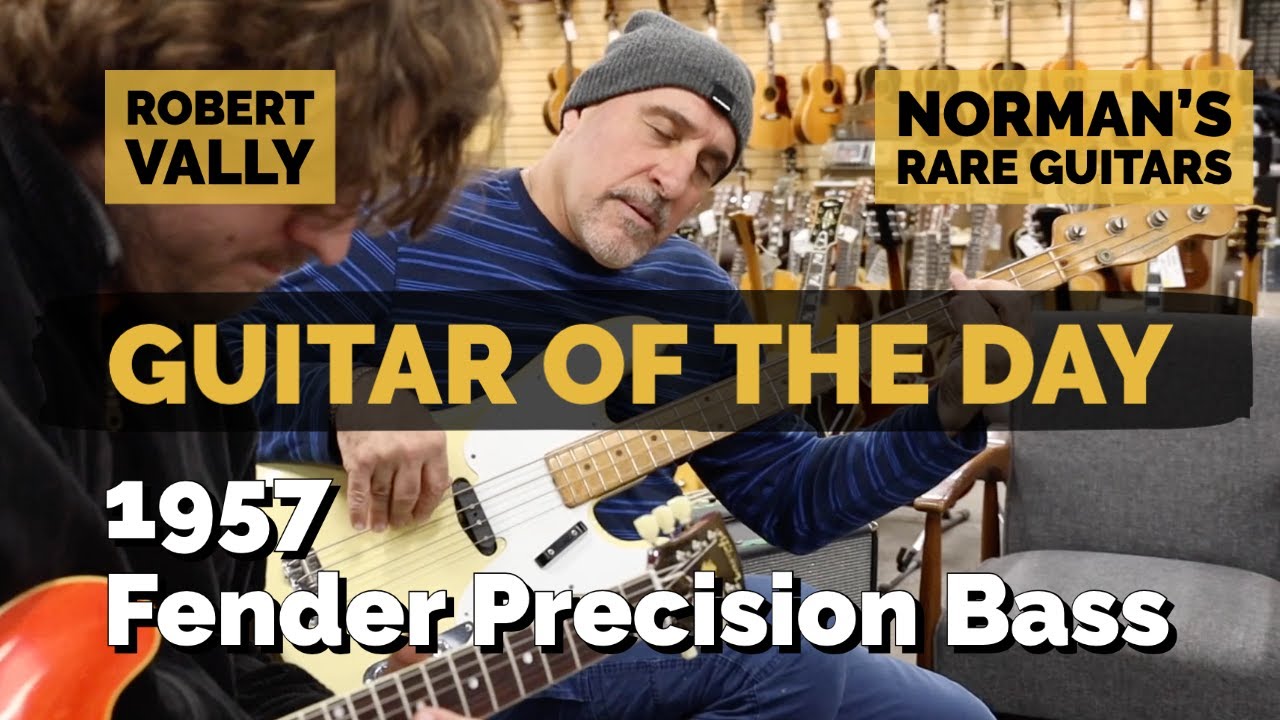Guitar of the Day: 1957 Fender Precision Bass | Robert Vally at Norman’s Rare Guitars