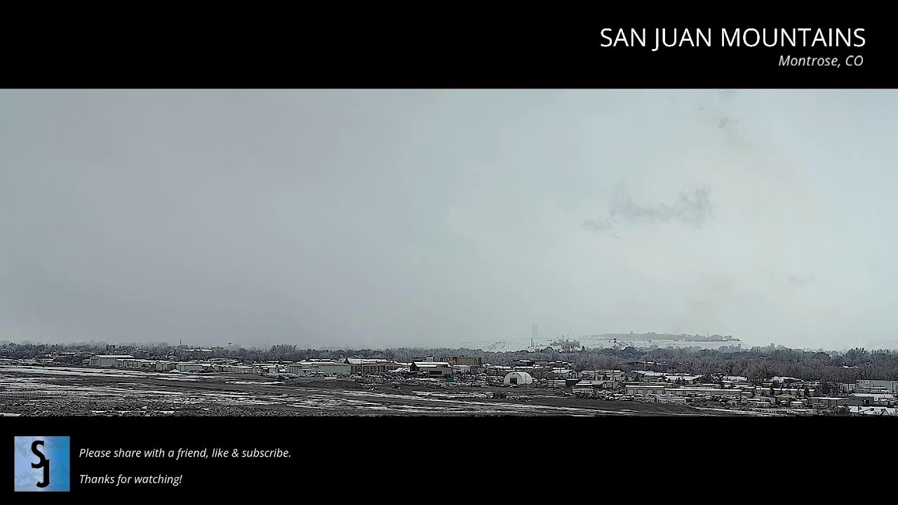 San Juan Mountains Live Stream - Montrose Colorado - March 6 Part 1