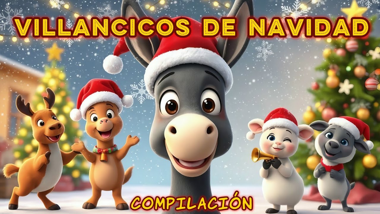 Villancicos de Navidad para Niños 🎄 | Compilation con Animalitos Animados
