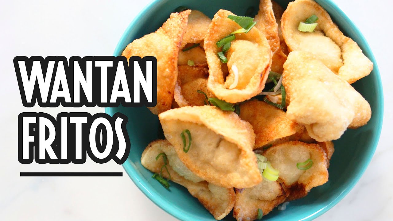 Wantan Frito | Fried Wonton recipe