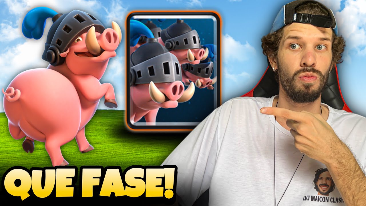 O PIOR JOGADOR DE PORCOS DO CLASH ROYALE!!😡