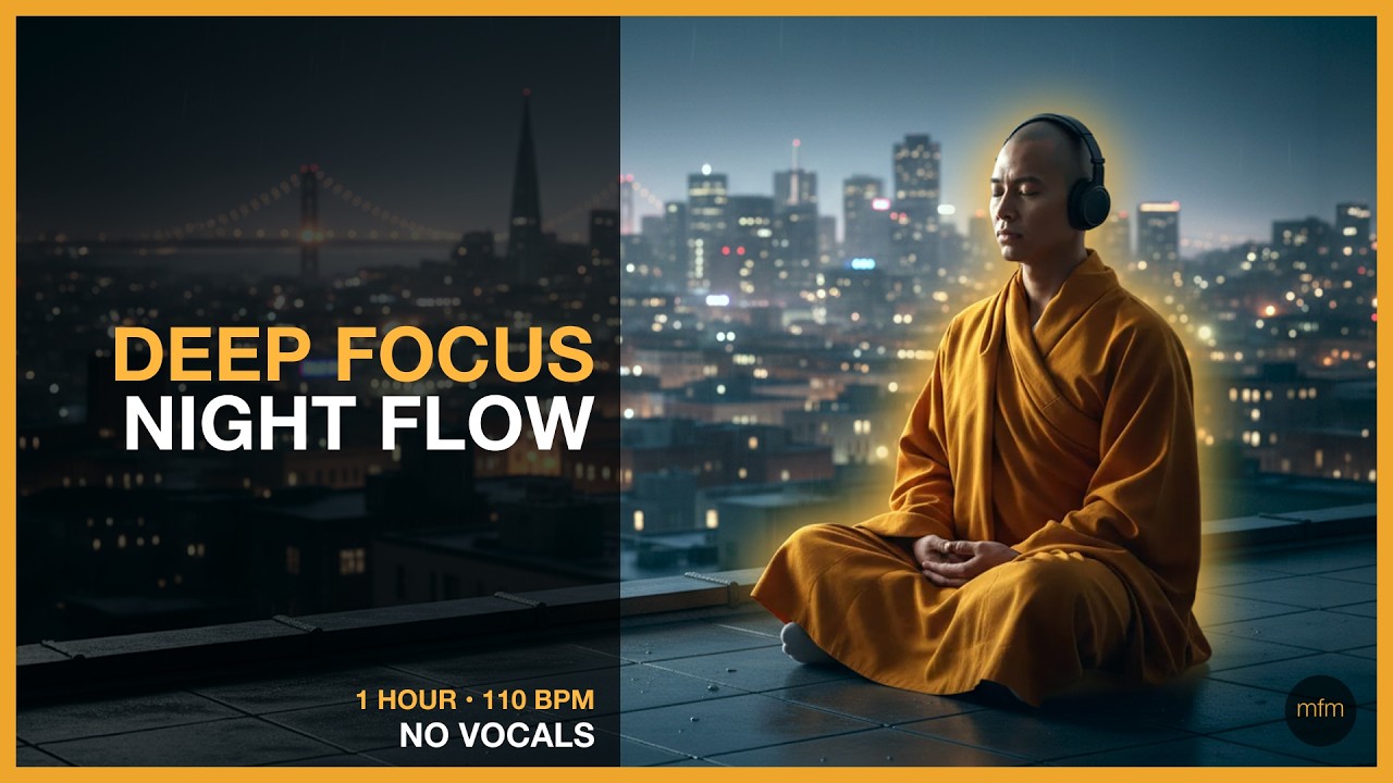Coding Mode · 1H Focus Music for Programming · Minimal Techno 110 BPM · No Vocals (Rooftop Session)