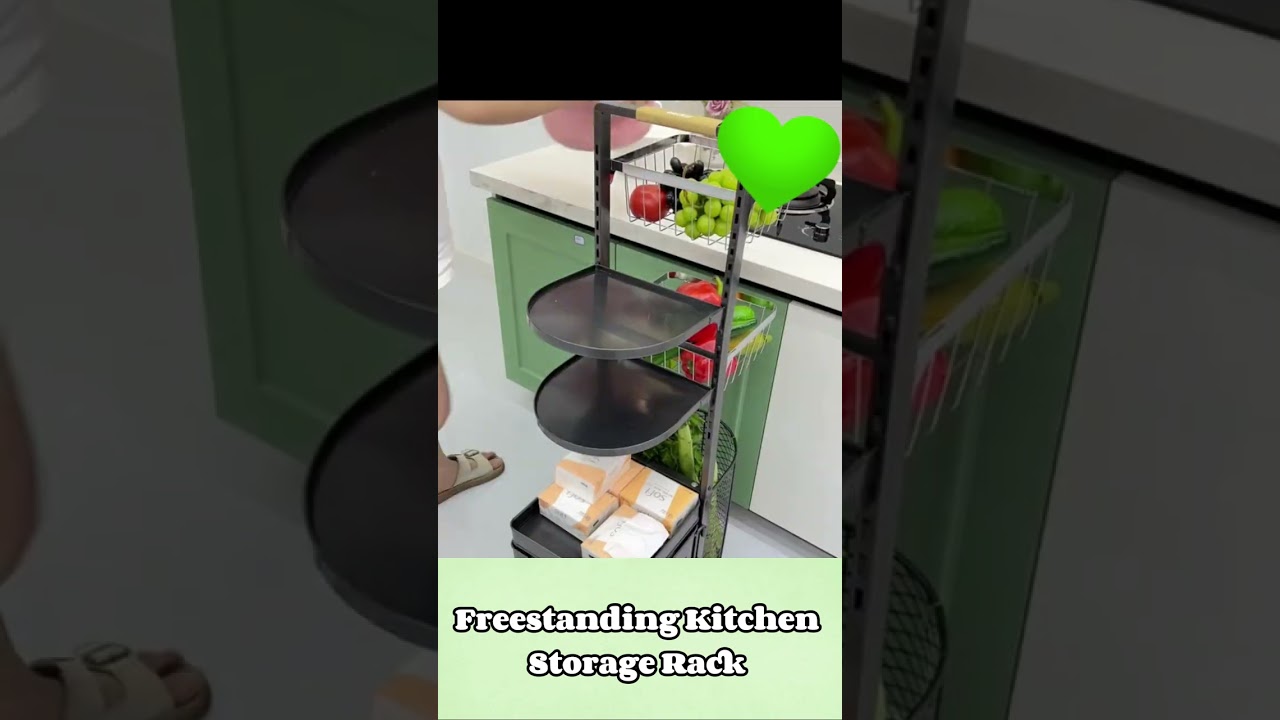 Freestanding Kitchen Storage Rack
