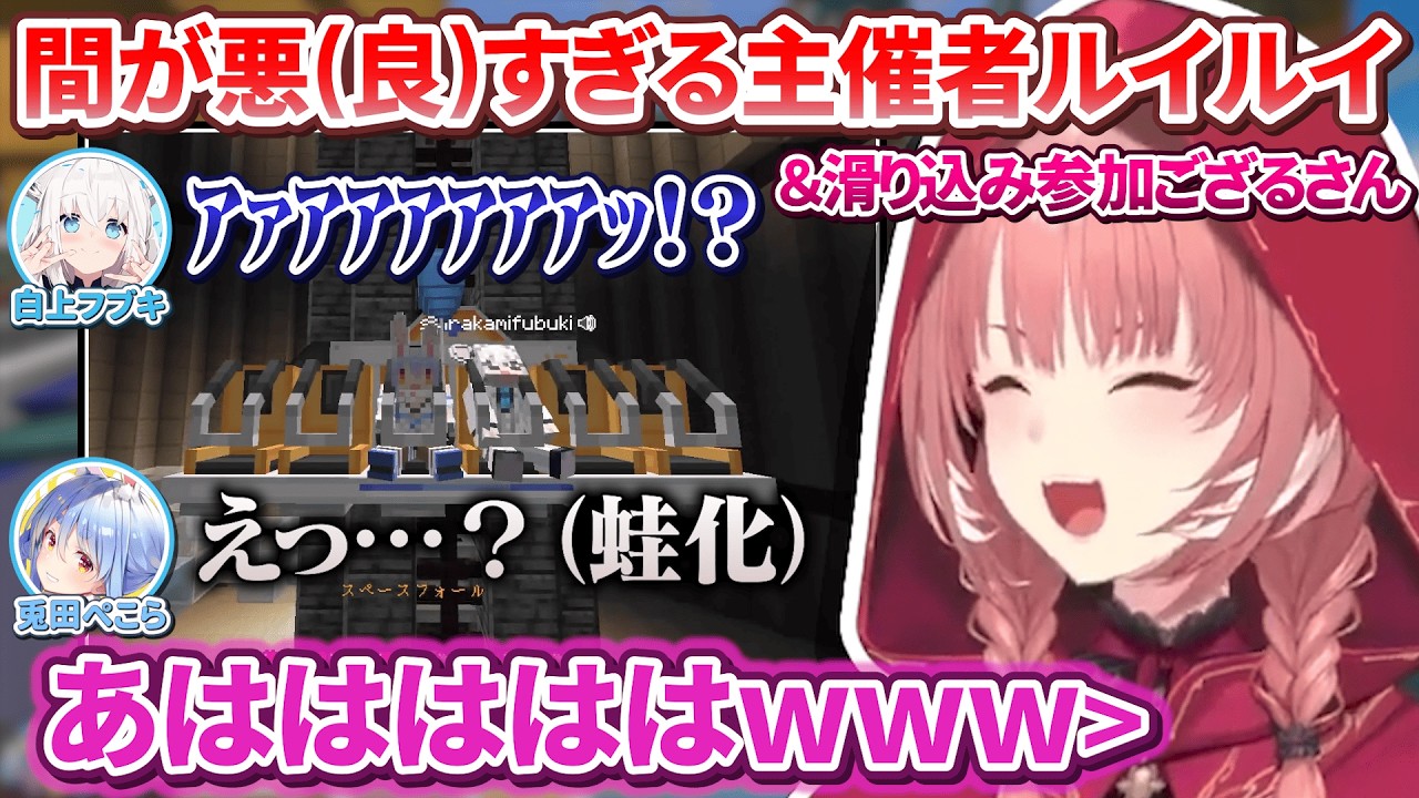【6視点】#ホロライブランド で絶妙に間が良すぎるルイルイと滑り込みで参加するござるさん【鷹嶺ルイ/猫又おかゆ/兎田ぺこら/白上フブキ/ときのそら/尾丸ポルカ/風真いろは/ホロライブ切り抜き】