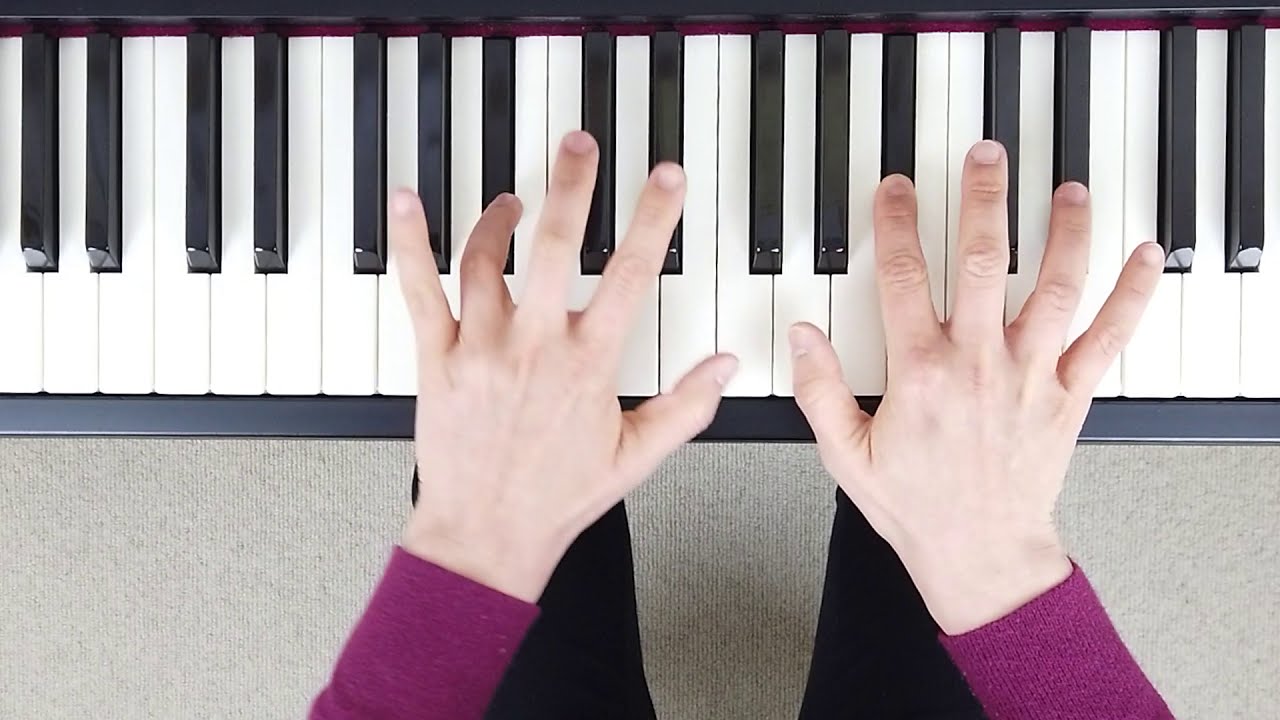 How to play E Flat Major Arpeggio on the Piano (Right & Left Hand - Correct Fingering)