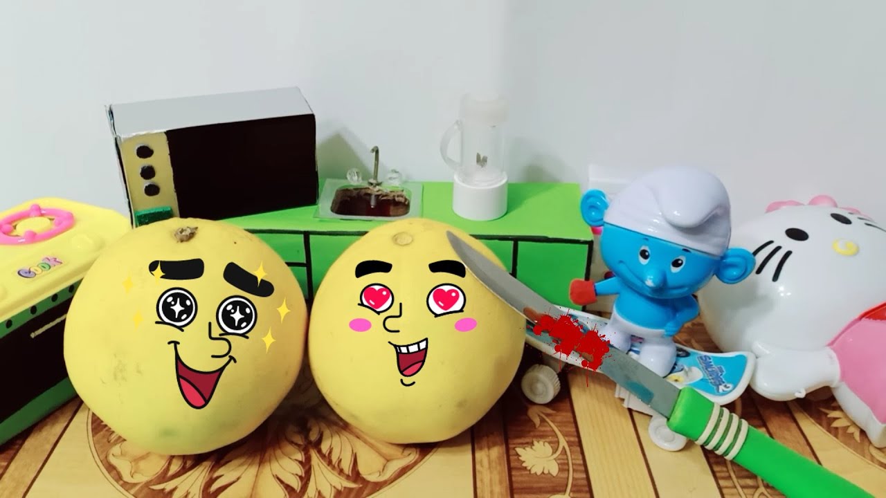 يا برتقان اصفر وكبير دلوقتي اكلك وابقي سمين/ألعاب حبيبه/قصص اطفال/يوميات سنفور وحبيبه ولولا/حواديت