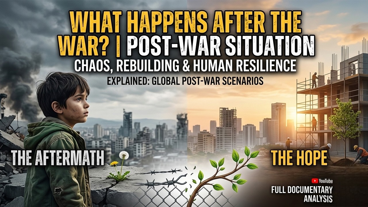 Post-War Recovery Explained: How Nations Heal After a Conflict