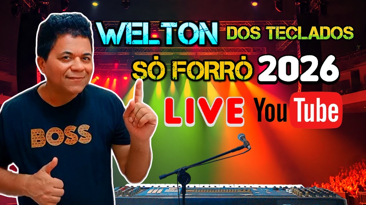 SEGUNDA AO VIVO COM WELTON DOS TECLADOS REPERTÓRIOS NOVO SÓ FORRÓ PISEIRO E BREGA 2026
