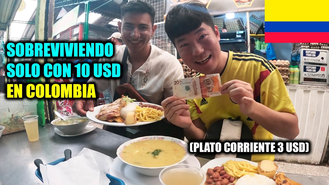 COREANO PROBANDO COMIDA CALLEJERA COLOMBIANA SOLO CON 10 USD | COLOMBIA (6)