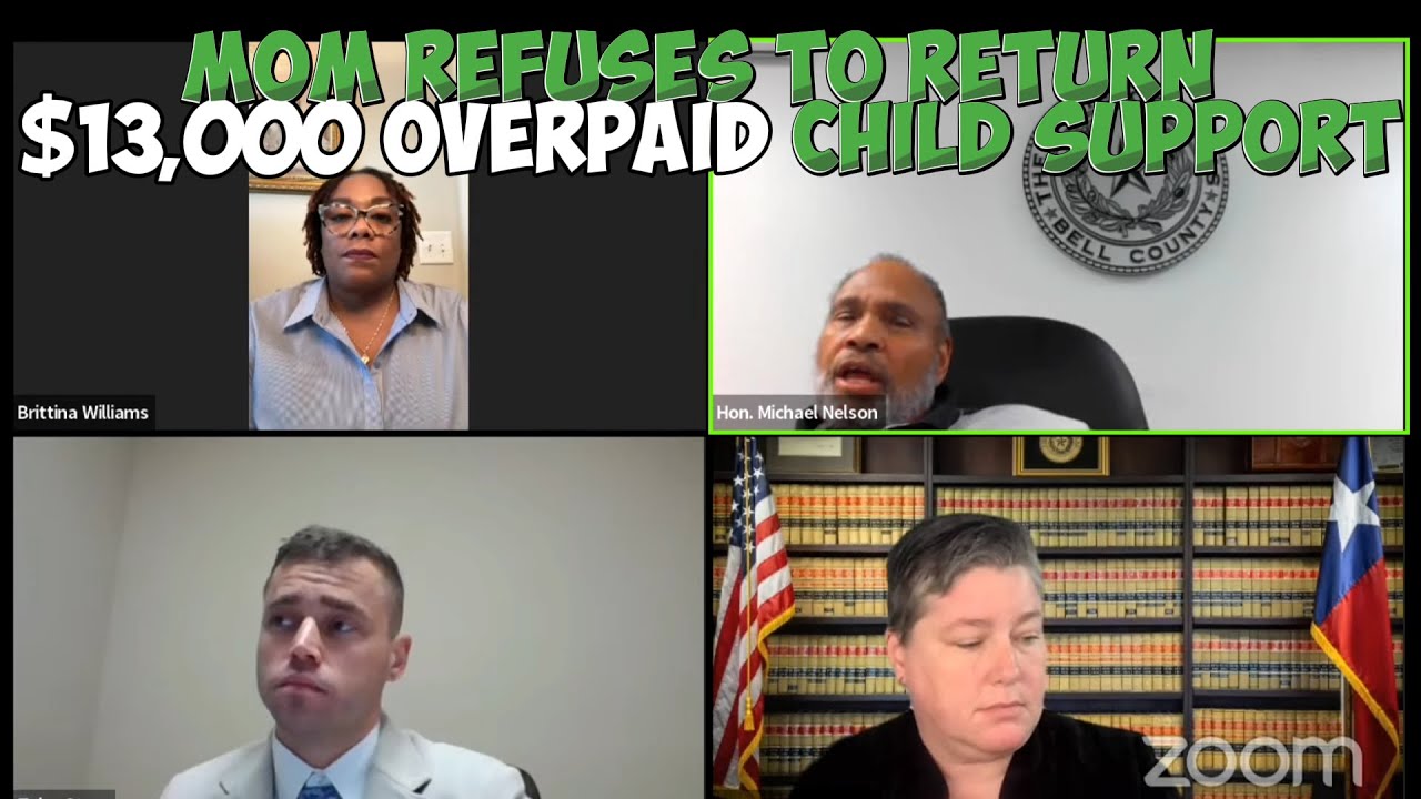 $13,000 Overpaid Child Support: Mom Refuses To Return It!